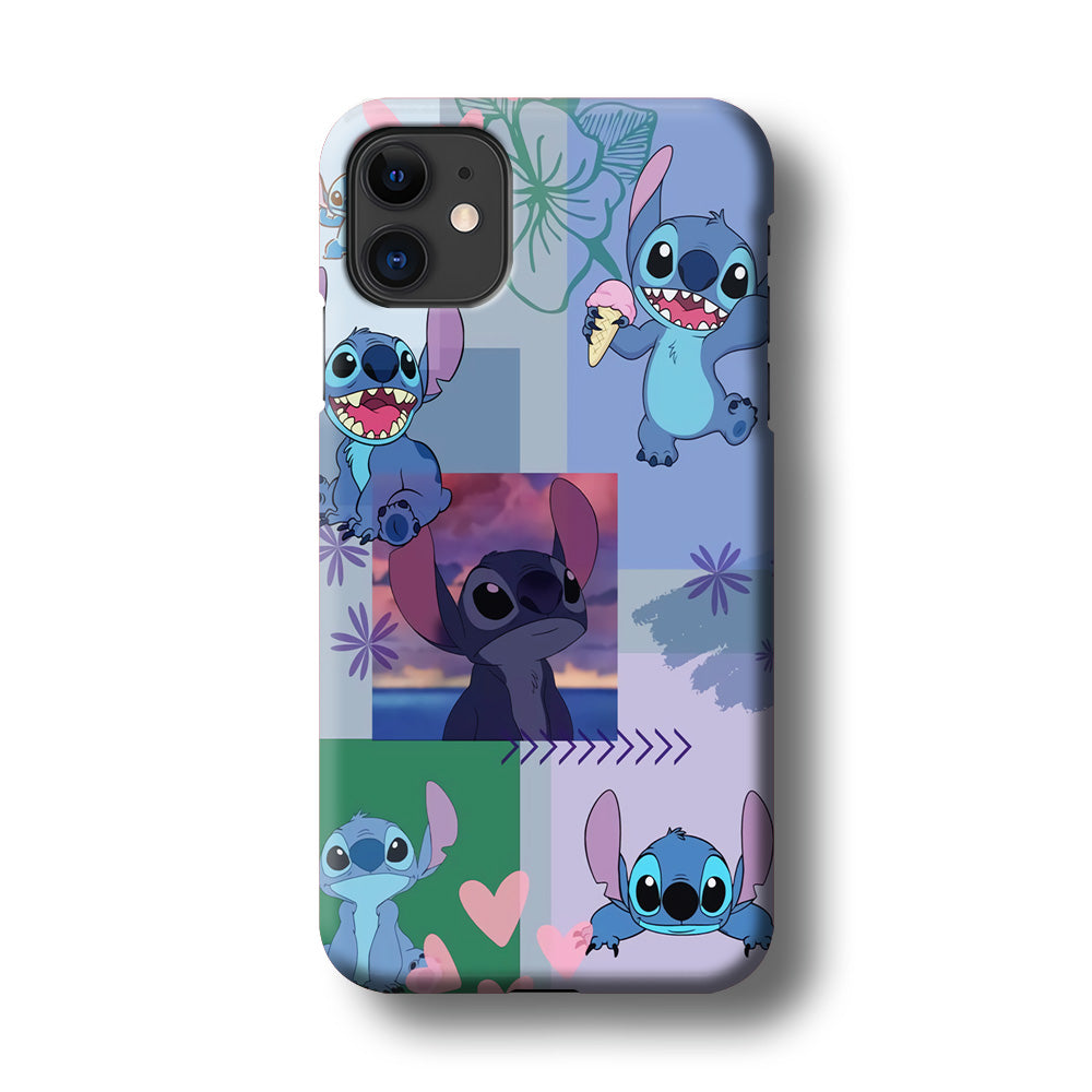 Stitch Collage Aesthetic iPhone 11 Case