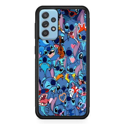 Stitch Cute Expression Samsung Galaxy A52 Case