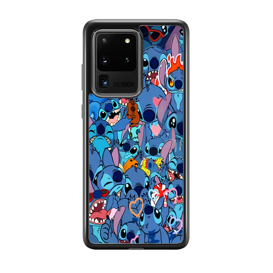 Stitch Cute Expression Samsung Galaxy S20 Ultra Case