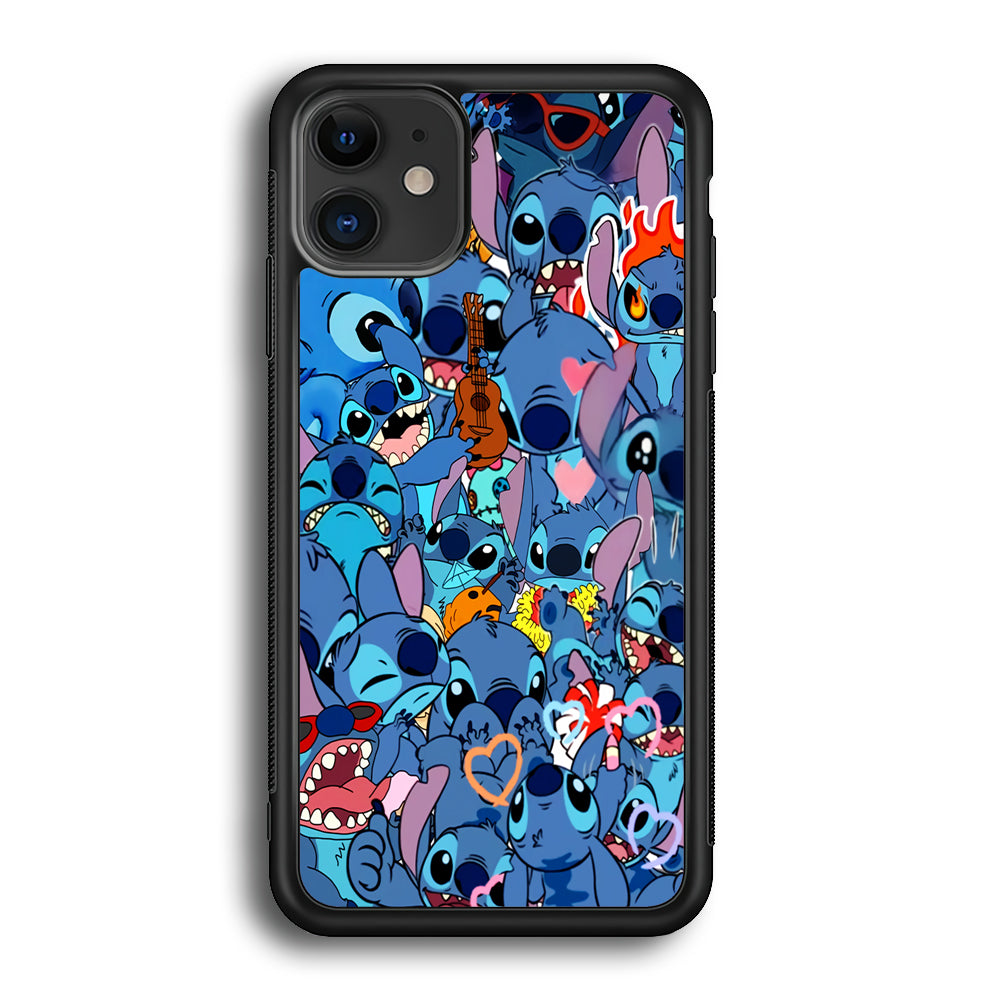 Stitch Cute Expression iPhone 12 Case