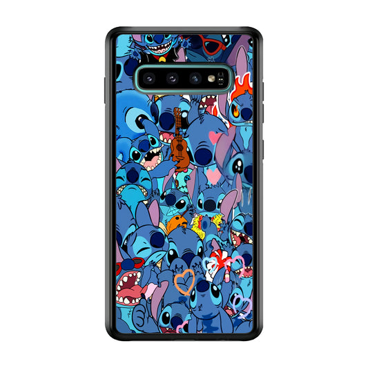 Stitch Cute Expression Samsung Galaxy S10 Plus Case