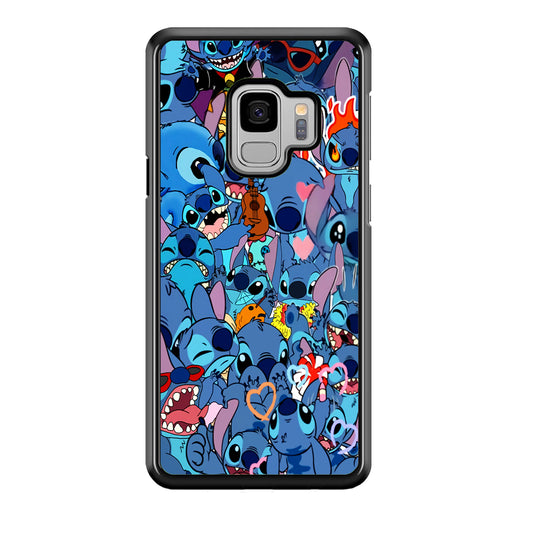 Stitch Cute Expression Samsung Galaxy S9 Case