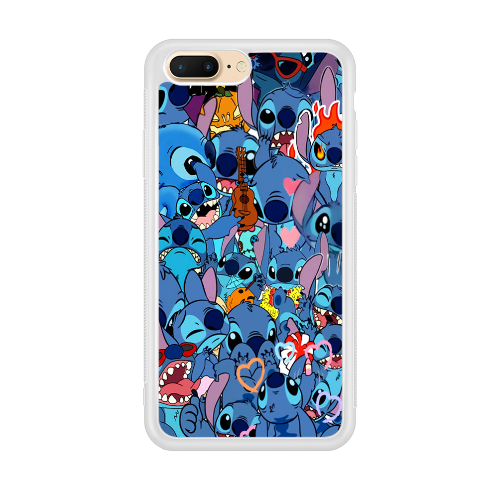 Stitch Cute Expression iPhone 8 Plus Case