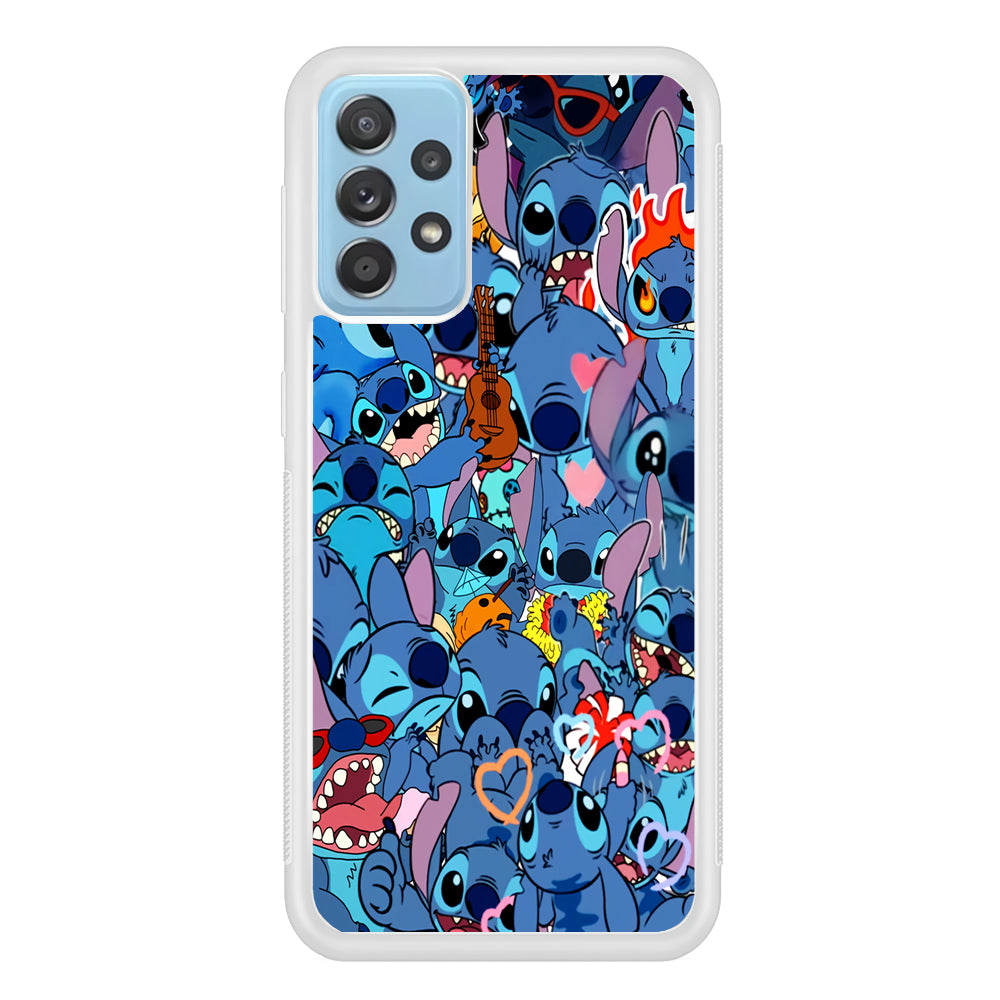 Stitch Cute Expression Samsung Galaxy A52 Case