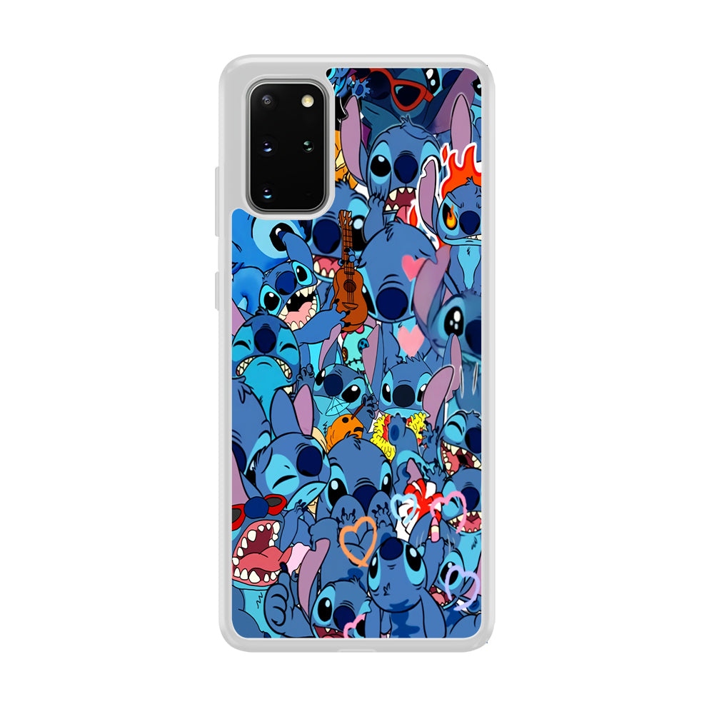 Stitch Cute Expression Samsung Galaxy S20 Plus Case