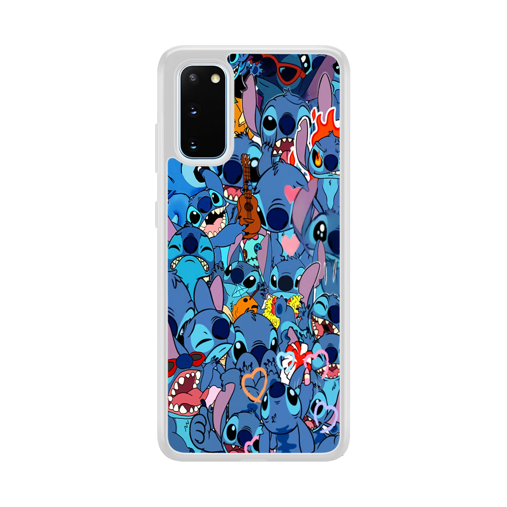 Stitch Cute Expression Samsung Galaxy S20 Case