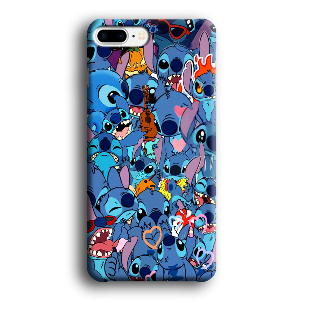 Stitch Cute Expression iPhone 8 Plus Case