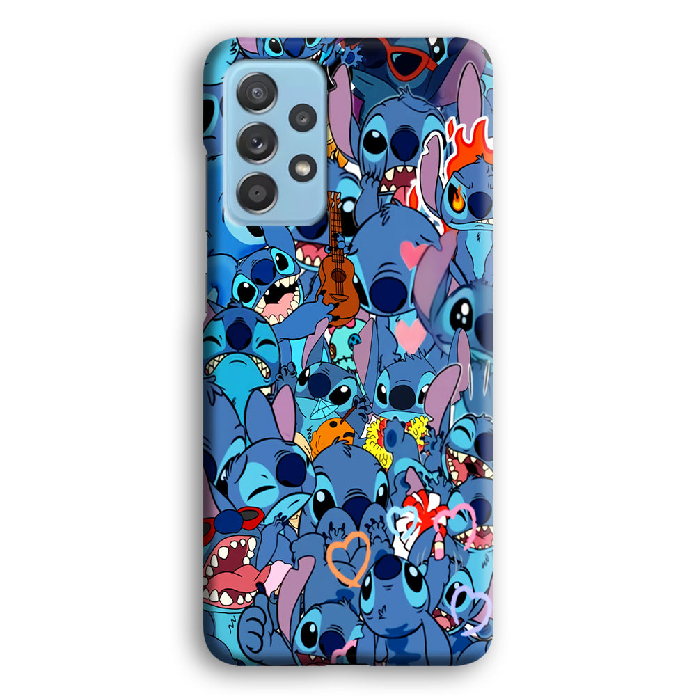 Stitch Cute Expression Samsung Galaxy A52 Case