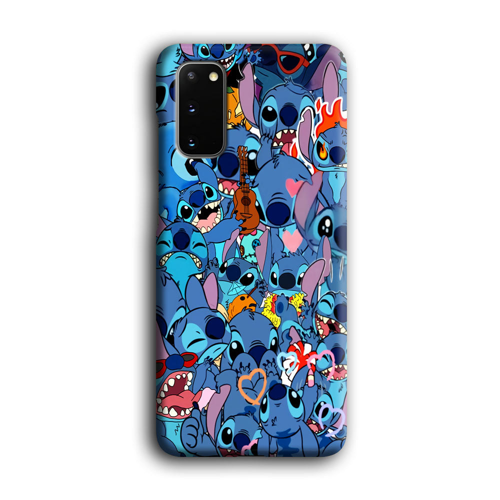 Stitch Cute Expression Samsung Galaxy S20 Case