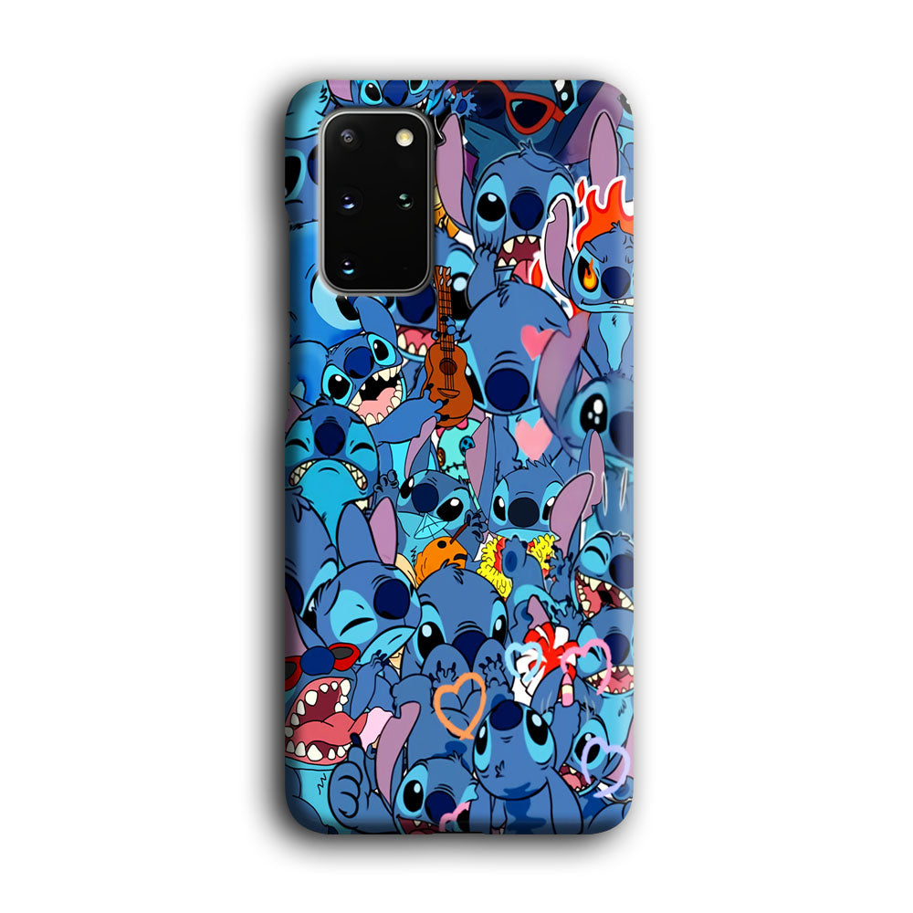 Stitch Cute Expression Samsung Galaxy S20 Plus Case