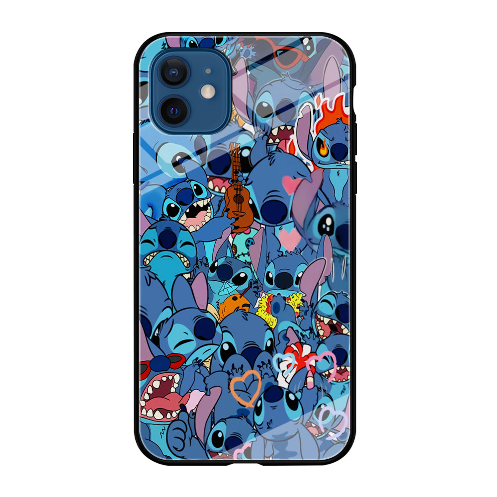 Stitch Cute Expression iPhone 12 Case