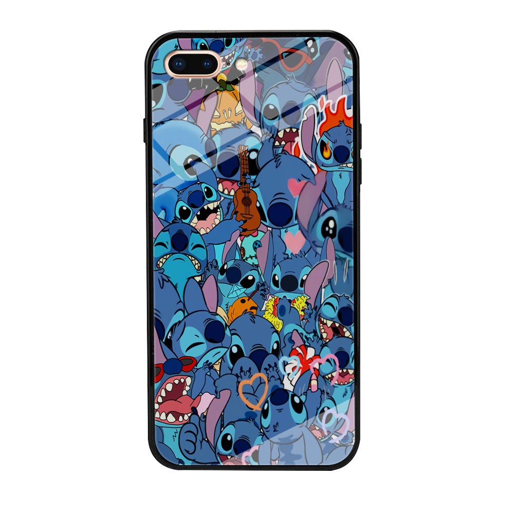 Stitch Cute Expression iPhone 8 Plus Case