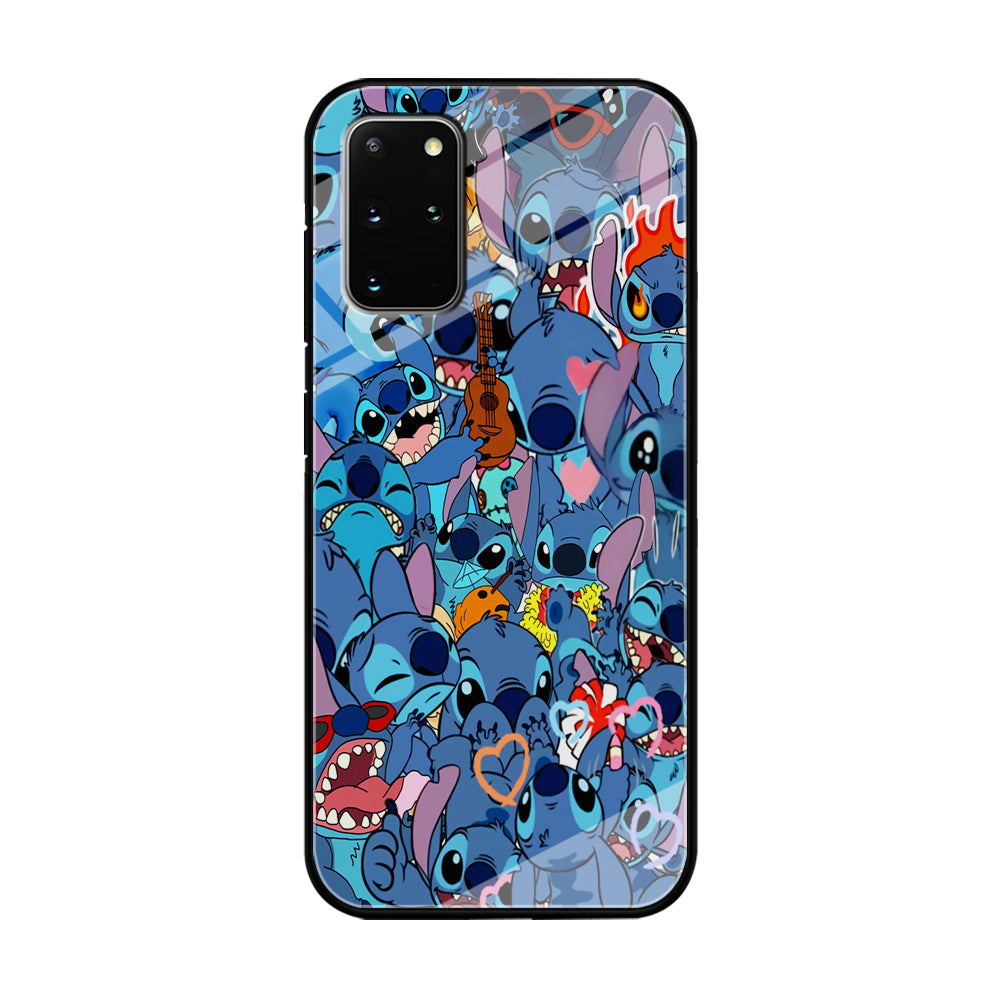 Stitch Cute Expression Samsung Galaxy S20 Plus Case