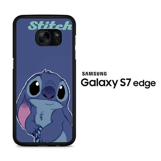 Stitch Blue 003 Samsung Galaxy S7 Edge Case - ezzyst