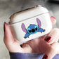 Stitch Close Up Cute Protective Clear Case Cover For Apple AirPod Pro