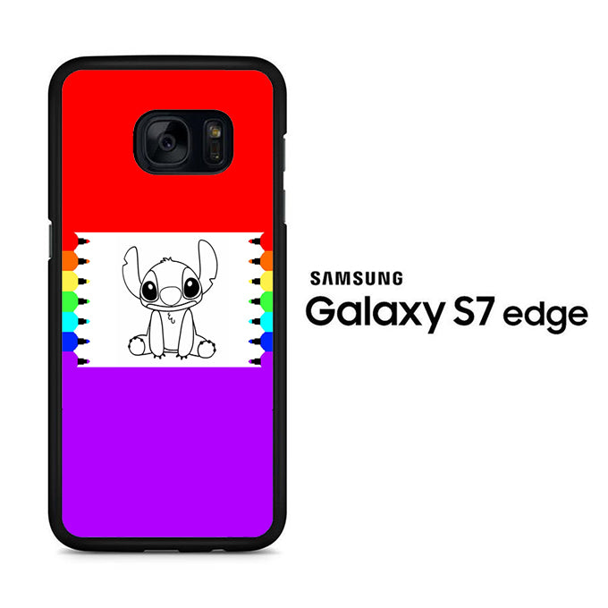 Stitch Drawing Samsung Galaxy S7 Edge Case