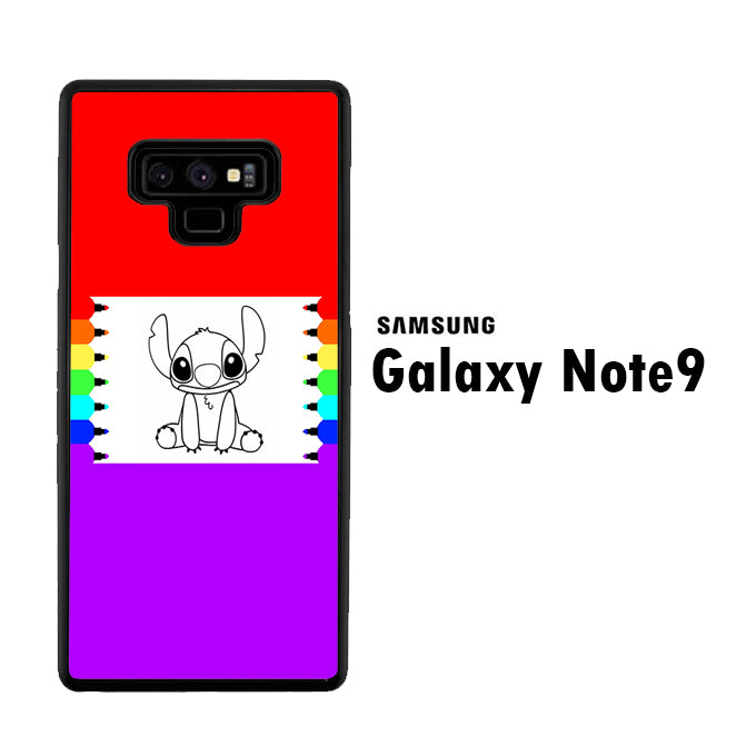 Stitch Drawing Samsung Galaxy Note 9 Case