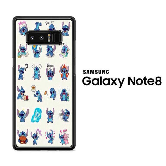 Stitch Emoji Samsung Galaxy Note 8 Case - ezzyst