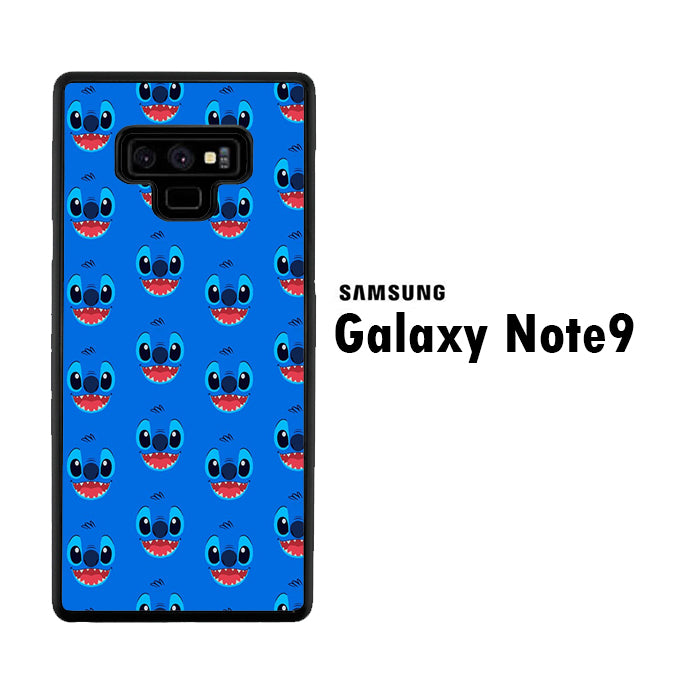 Stitch Face Blue Samsung Galaxy Note 9 Case