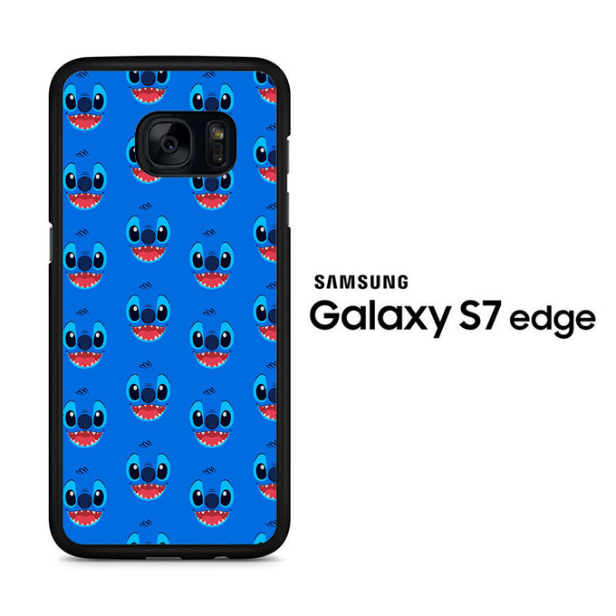 Stitch Face Blue Samsung Galaxy S7 Edge Case