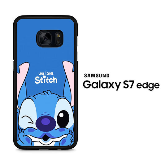 Stitch We Love Samsung Galaxy S7 Edge Case