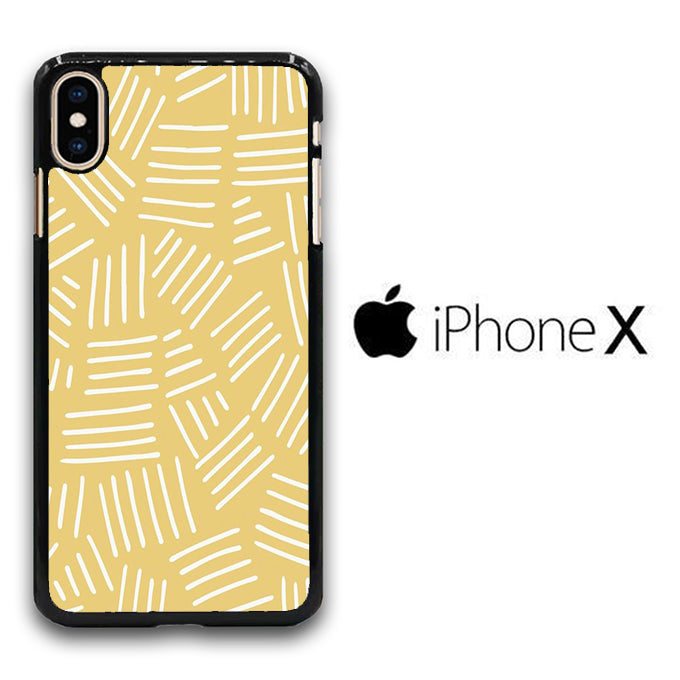 Strip Colour iPhone X Case