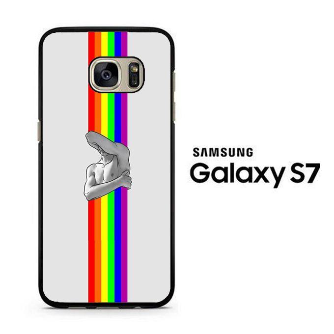 Stripe Rainbow Gym Samsung Galaxy S7 Case - ezzyst