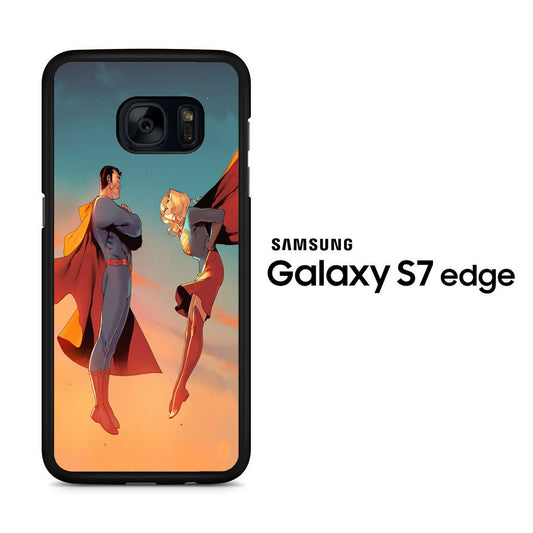 Superman Date Sunset Samsung Galaxy S7 Edge Case