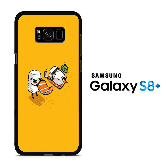 Sushi In The Beach Samsung Galaxy S8 Plus Case