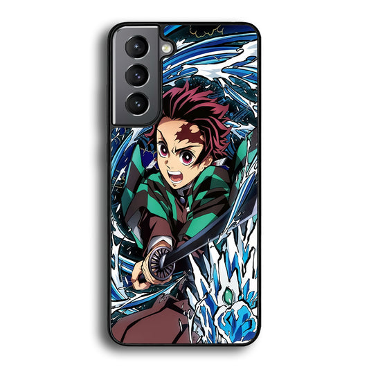 Tanjiro Water Breathing Samsung Galaxy S21 Plus Case