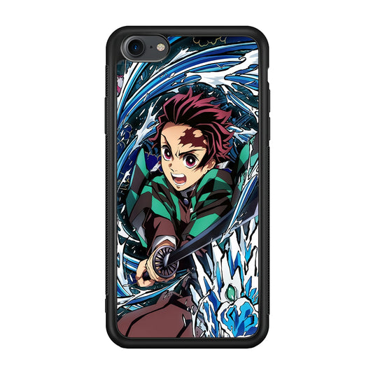 Tanjiro Water Breathing iPhone 8 Case
