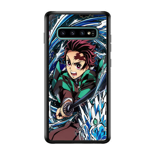 Tanjiro Water Breathing Samsung Galaxy S10 Plus Case