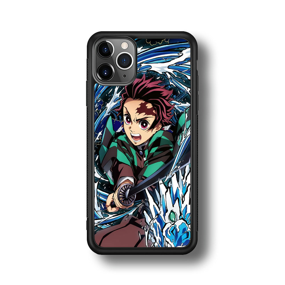 Tanjiro Water Breathing iPhone 11 Pro Max Case