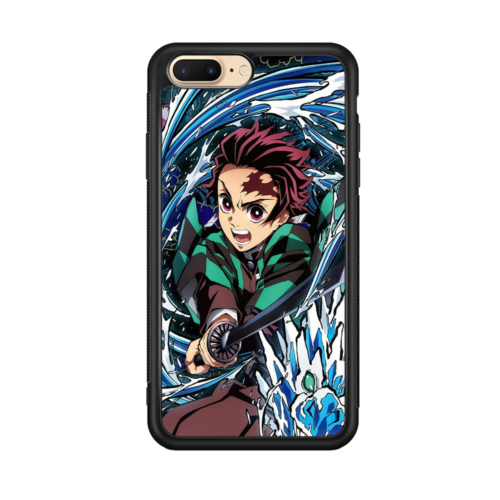 Tanjiro Water Breathing iPhone 8 Plus Case