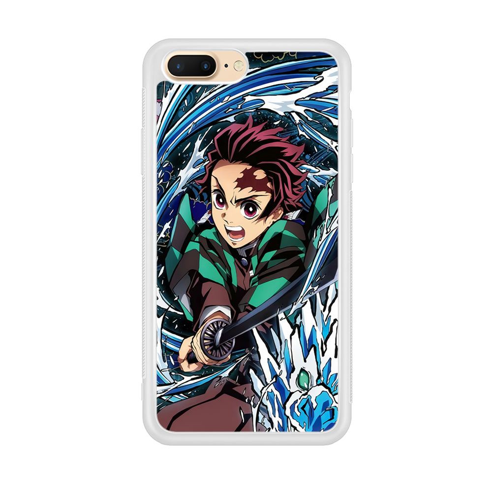 Tanjiro Water Breathing iPhone 8 Plus Case