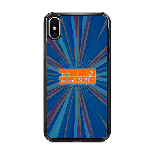 Teen Titans Zoom Orange Logo iPhone Xs Case