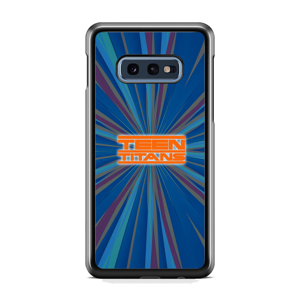 Teen Titans Zoom Orange Logo Samsung Galaxy 10e Case