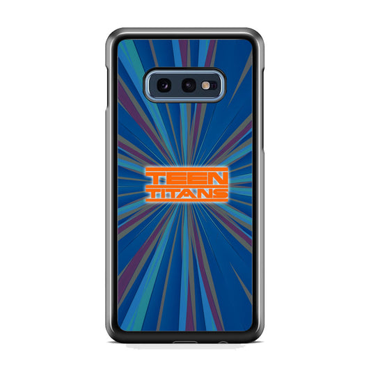 Teen Titans Zoom Orange Logo Samsung Galaxy 10e Case