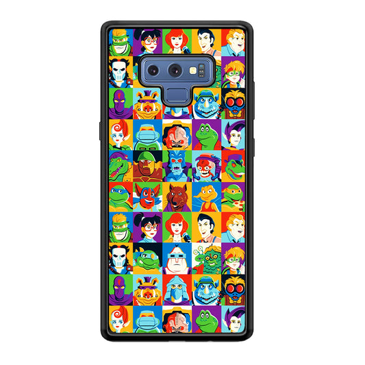 Teenage Mutant Ninja Turtles Character in Collage Samsung Galaxy Note 9 Case