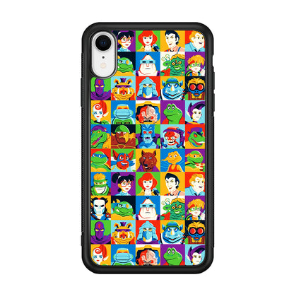 Teenage Mutant Ninja Turtles Character in Collage iPhone XR Case