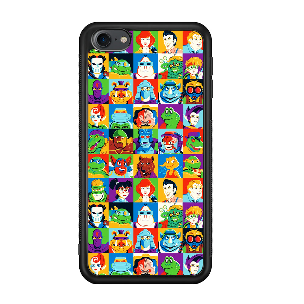 Teenage Mutant Ninja Turtles Character in Collage iPod Touch 6 Case