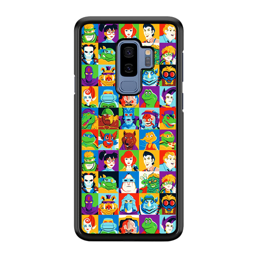 Teenage Mutant Ninja Turtles Character in Collage Samsung Galaxy S9 Plus Case