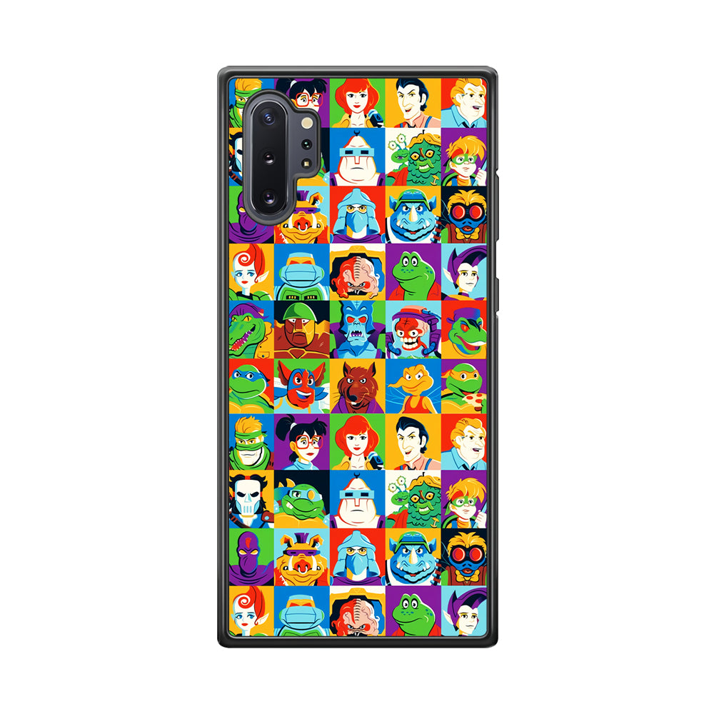 Teenage Mutant Ninja Turtles Character in Collage Samsung Galaxy Note 10 Plus Case