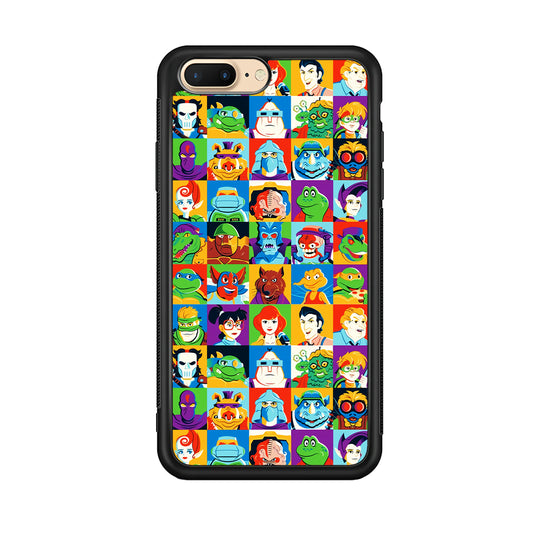 Teenage Mutant Ninja Turtles Character in Collage iPhone 7 Plus Case