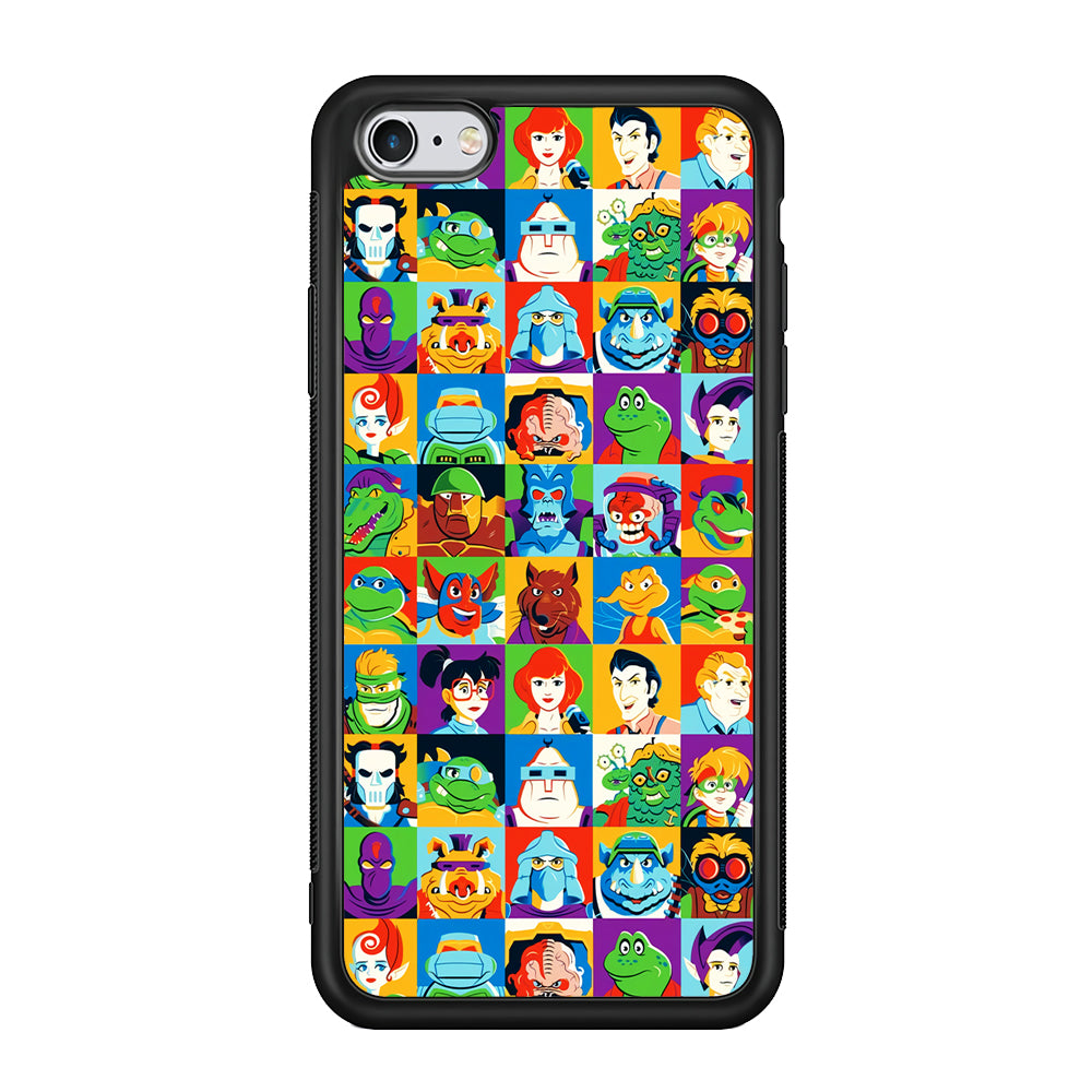 Teenage Mutant Ninja Turtles Character in Collage iPhone 6 | 6s Case