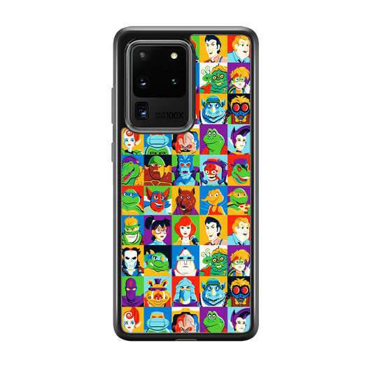 Teenage Mutant Ninja Turtles Character in Collage Samsung Galaxy S20 Ultra Case