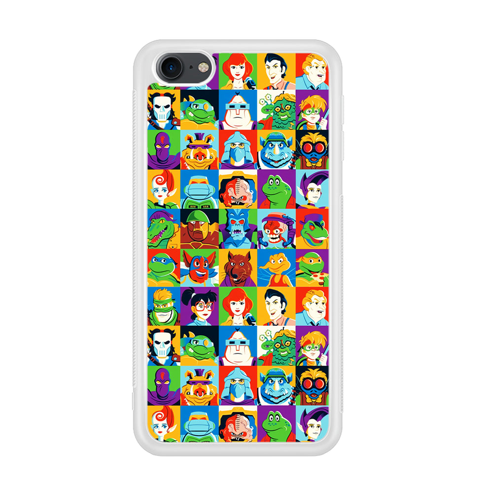 Teenage Mutant Ninja Turtles Character in Collage iPod Touch 6 Case