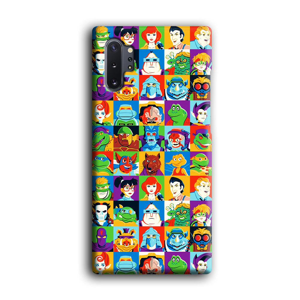 Teenage Mutant Ninja Turtles Character in Collage Samsung Galaxy Note 10 Plus Case