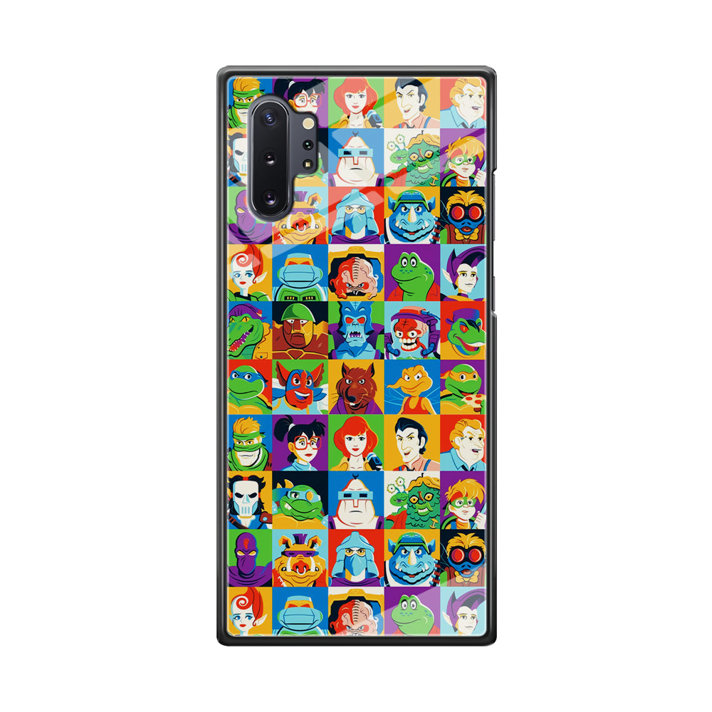 Teenage Mutant Ninja Turtles Character in Collage Samsung Galaxy Note 10 Plus Case