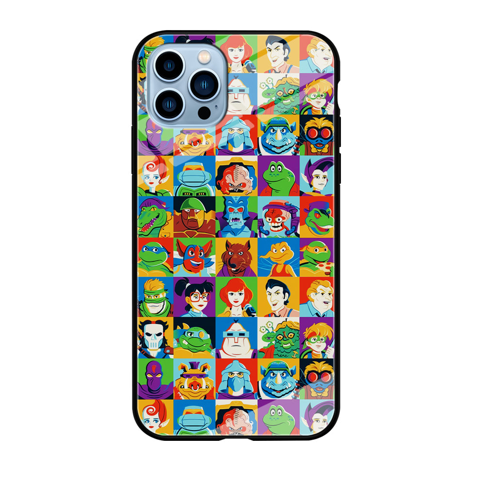 Teenage Mutant Ninja Turtles Character in Collage iPhone 12 Pro Case